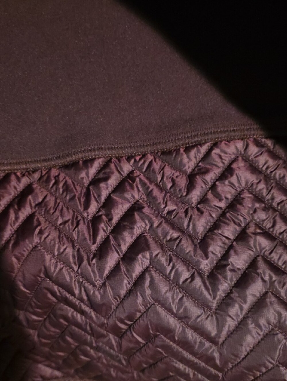 Athleta Deep Burgundy Sherpa Snap-Pullover Hoodie - Picture 5 of 5